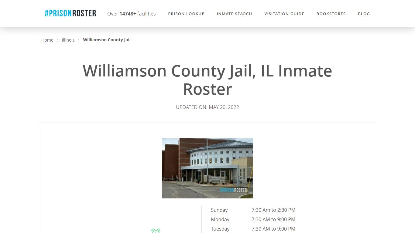 Williamson County Jail, IL Inmate Roster - Inmate Locator